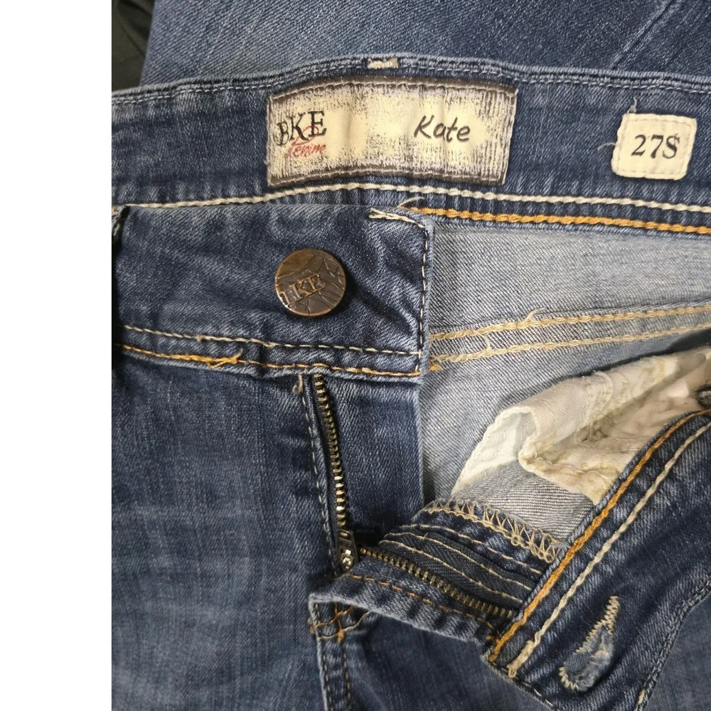 BKE Kate Straight Leg Jeans Dark Wash Denim Women's Size 27x29.5‎